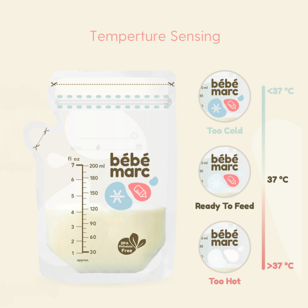 Breast milk Storage Bag – Temperature Sensing (30 pcs)