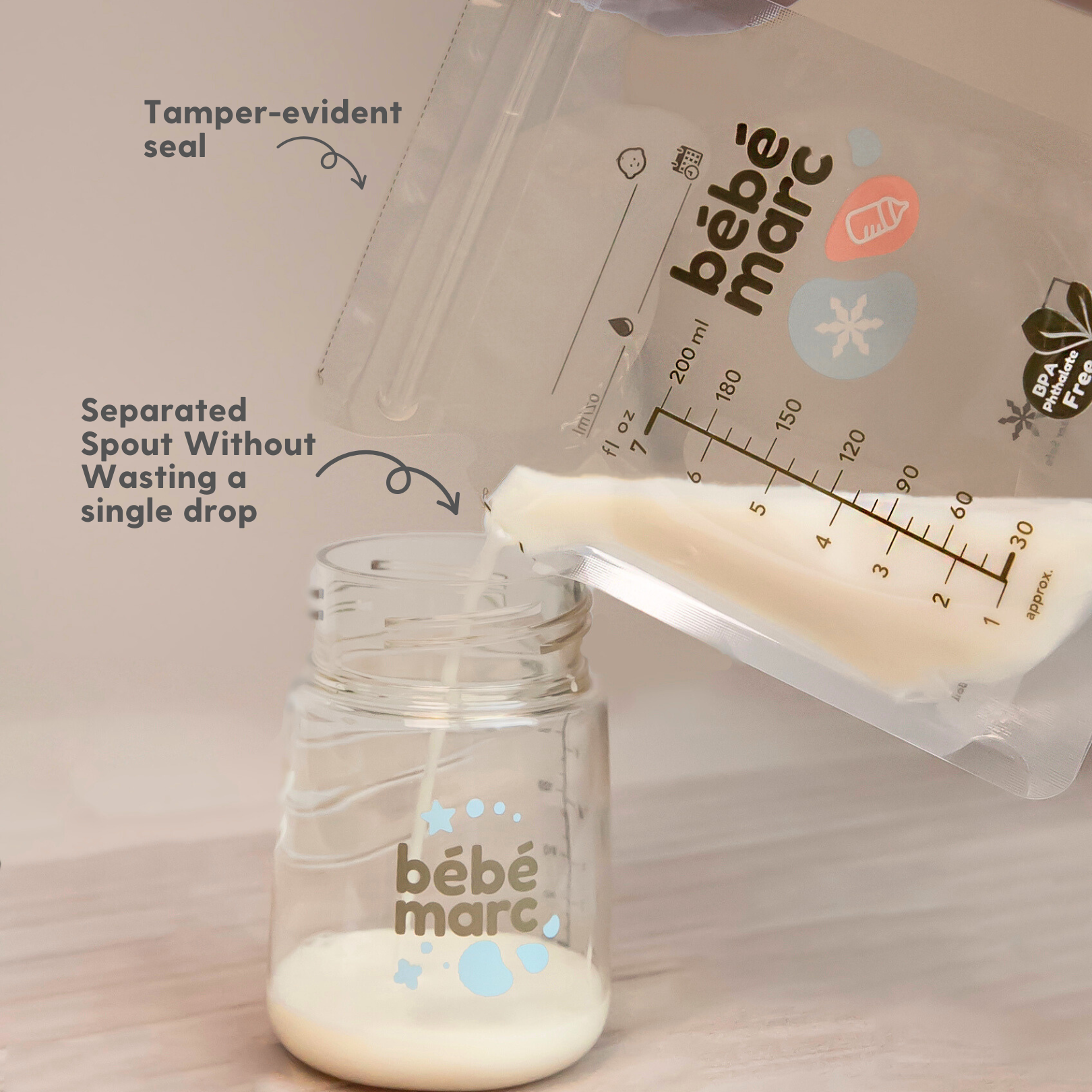 Breast milk Storage Bag – Temperature Sensing (30 pcs)