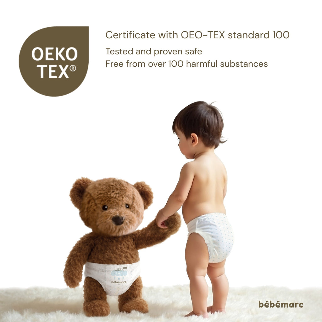 Premium Baby Diapers – OEKO-TEX Certified, Ultra-Thin & pH Balanced, Dermatologically Tested