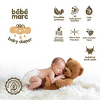 Premium Baby Diapers – OEKO-TEX Certified, Ultra-Thin & pH Balanced, Dermatologically Tested